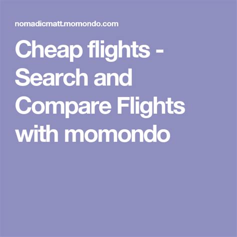 momonfo|Cheap Flights: Compare Flights & Flight Tickets 